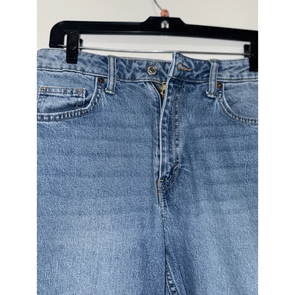 H&M &Denim Women's High Waist Straight Leg Jeans Blue Size US 8 EUR 40